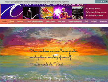 Tablet Screenshot of creativitycoachingassociation.com